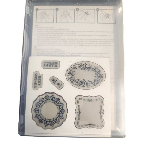 Stampin Up! 5 Complete Stamp Sets, Flowers, Labels, Tags, Vintage, and more - Picture 7 of 10